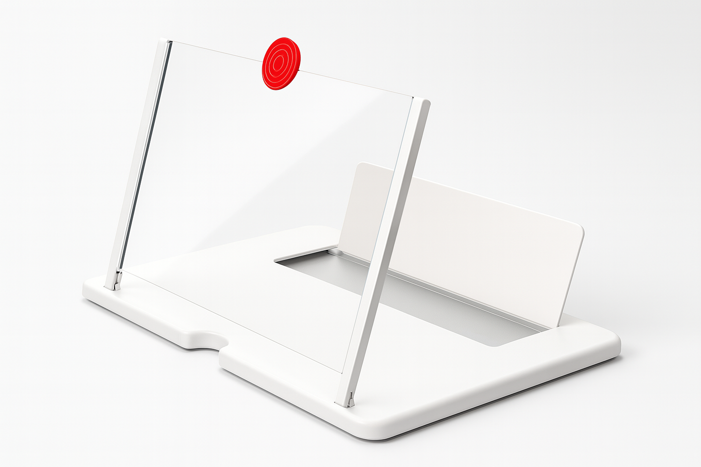 3D HD Phone Screen Amplifier - 12INCH | Ultra-Clear Mobile Screen Enlarger - White