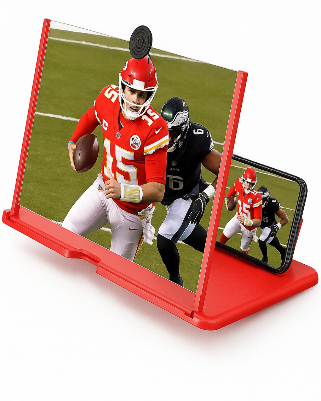 3D HD Phone Screen Amplifier - 12INCH | Ultra-Clear Mobile Screen Enlarger - White