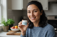 geef me een foto van een vrouw shirley minder proffesnial meer een koper met gladde huid